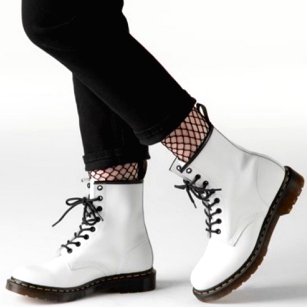 NEW Dr. Martens White Boots 1460